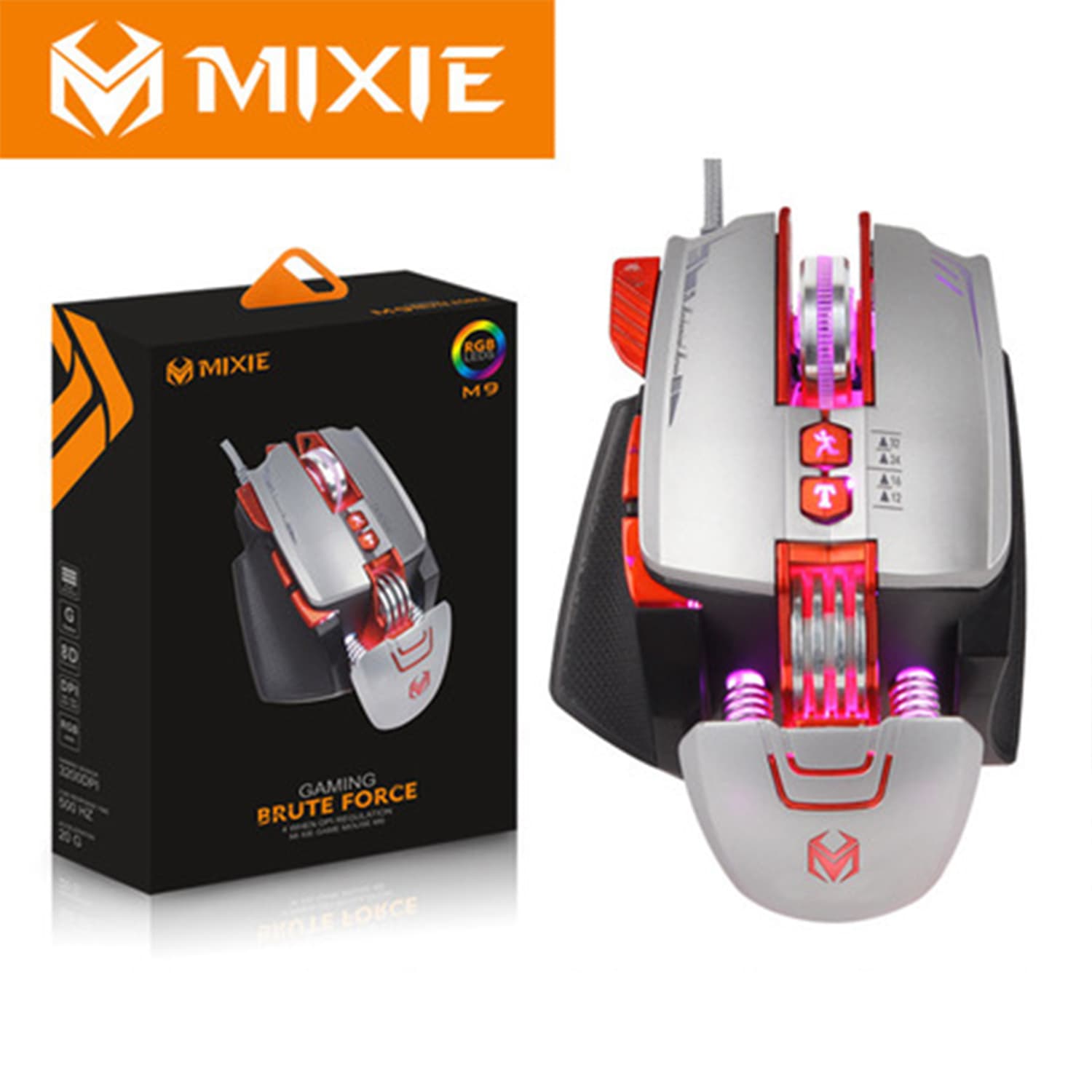 Геймърска мишка MIXIE Brute Force M9