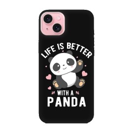 iPhone 15 Plus калъф Better With Panda