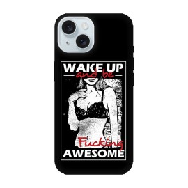 iPhone 15 силиконов калъф Awesome