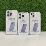 Прозрачен силиконов кейс Space Tpu за iPhone