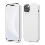 Силиконов бял калъф за iPhone