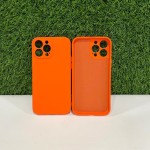 Силиконов оранжев калъф за iPhone