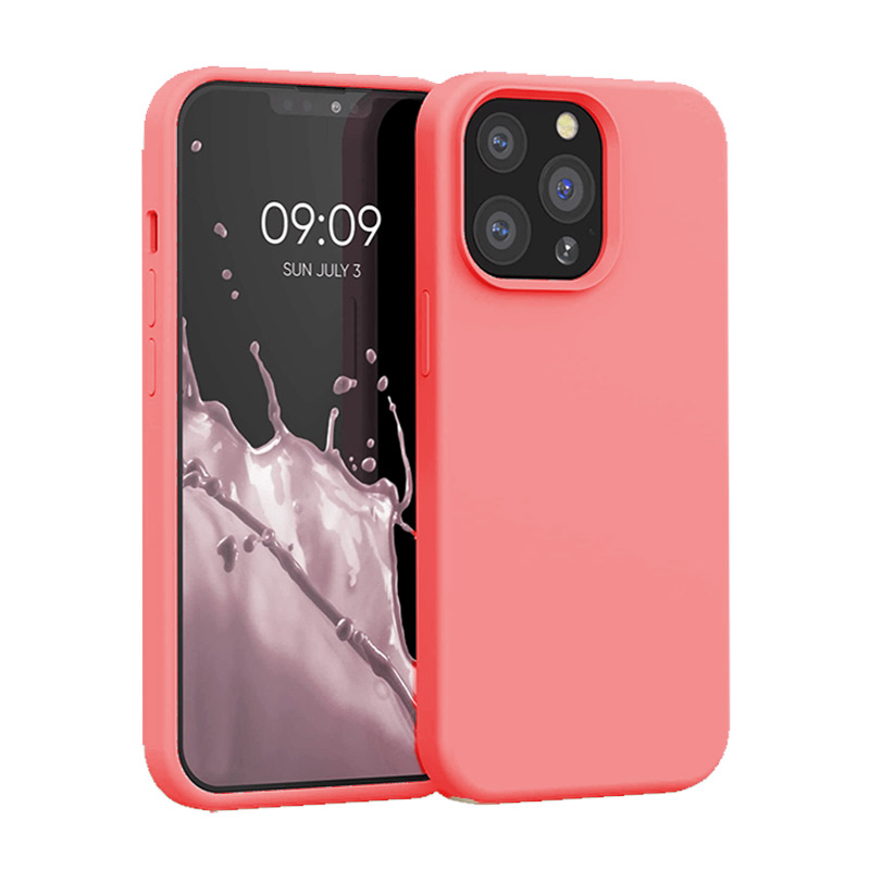 Коралов силиконов кейс за iPhone 13 PRO