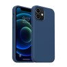 Син силиконов кейс за iPhone 14 PRO