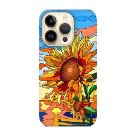 iPhone 14 Pro кейс Слънчоглед 626