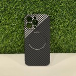 MagSafe кейс с карбонова текстура за Iphone