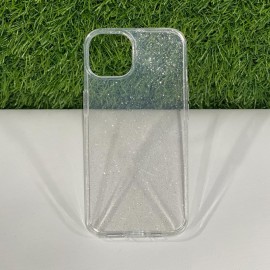 Прозрачен кейс за iPhone с брокат