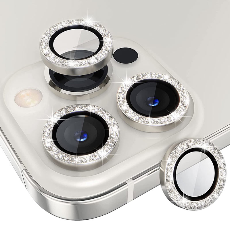 iPhone 15 Pro и 15 Pro Max протектори за камера с блясък