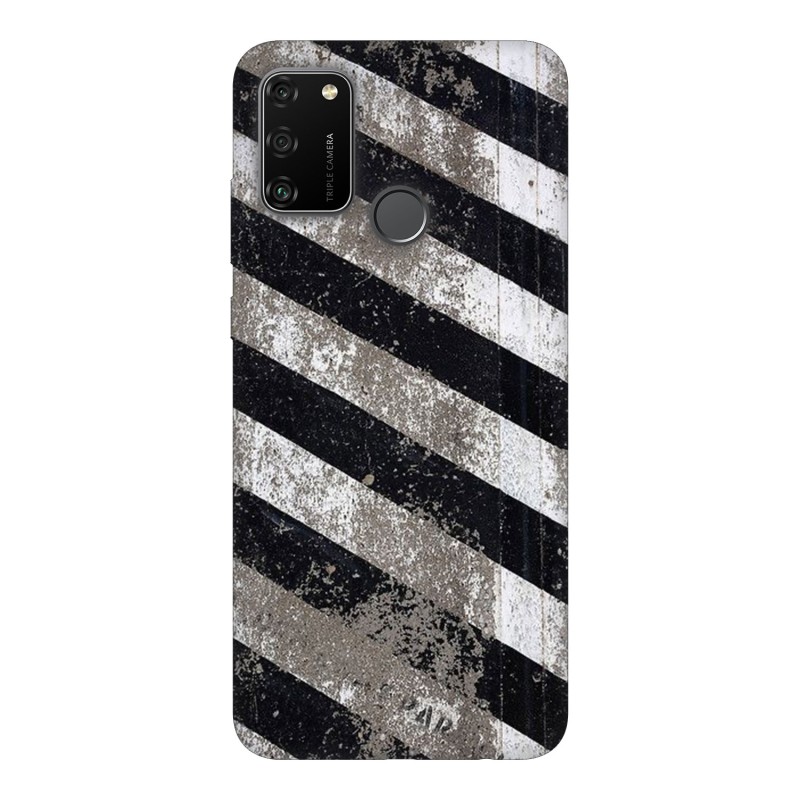 Huawei Honor 9A кейс Черно и бяло