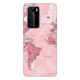 Huawei P40 Pro кейс Розова карта