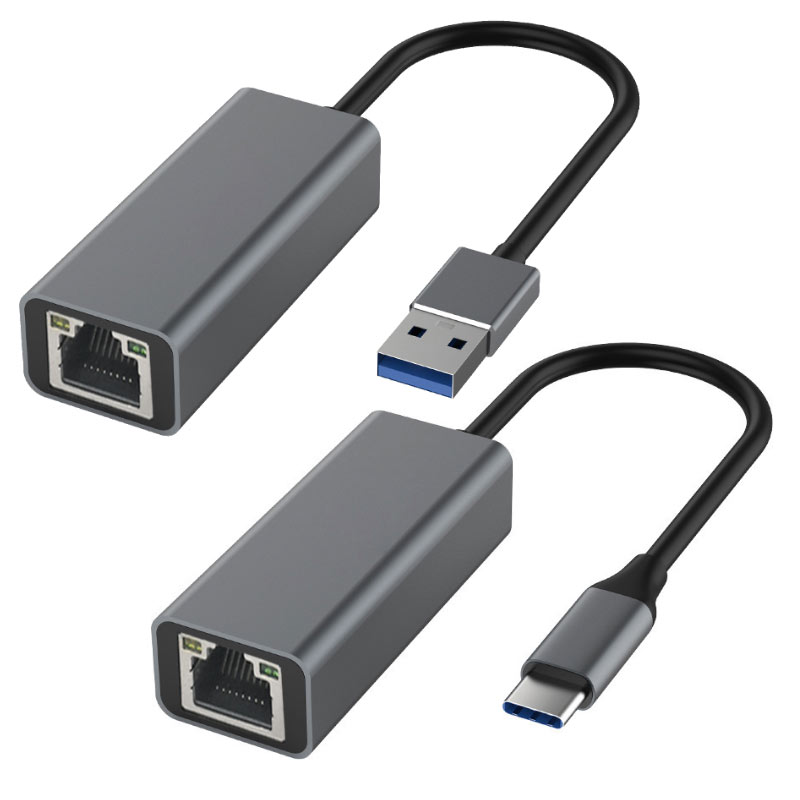 Gigabit мрежов LAN адаптер за интернет (USB / Type-C)