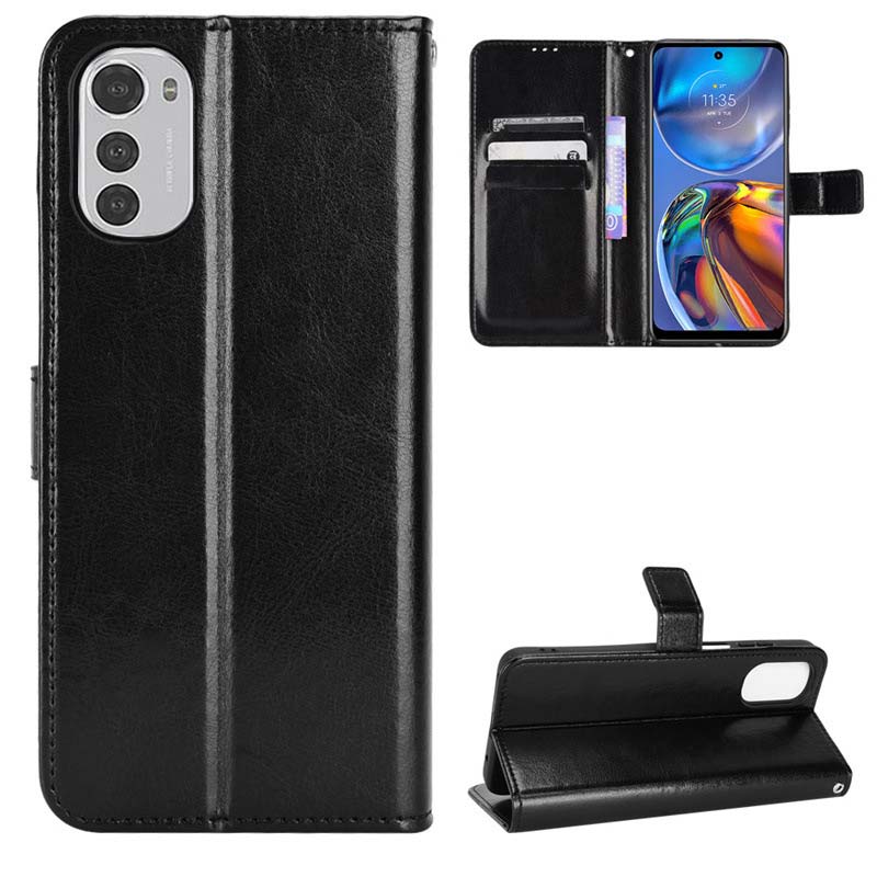 Кожен Калъф за Motorola Moto E32