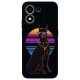 Honor 600 Smart калъф - Retro Doberman
