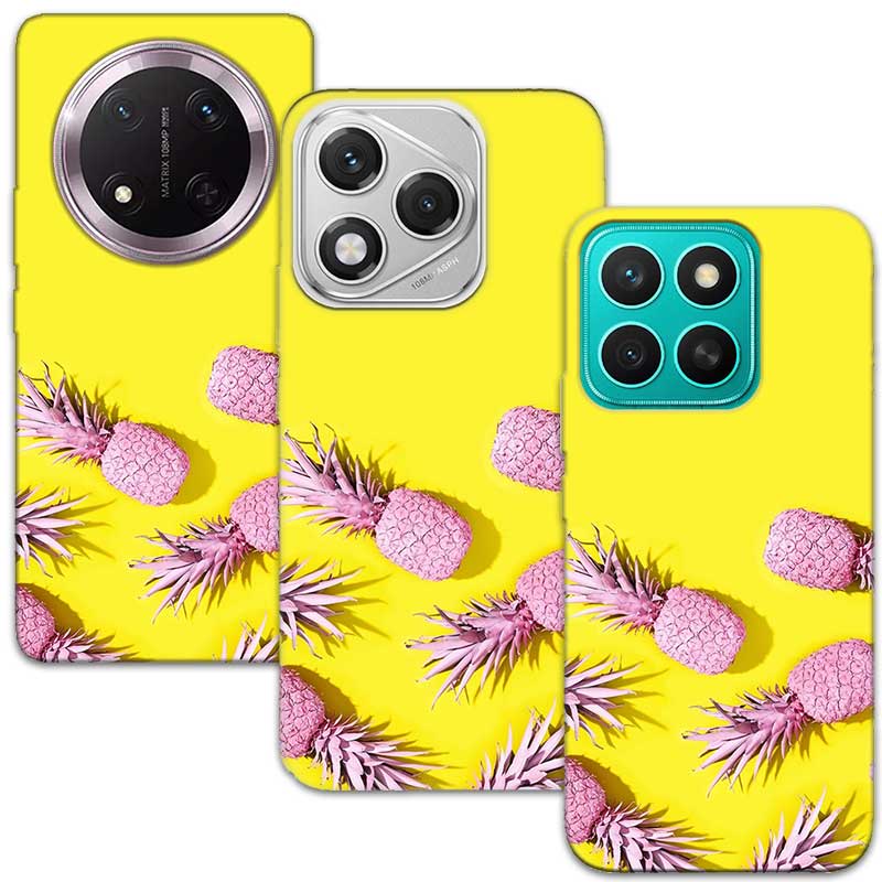 Калъфче за Honor - Розови ананаси