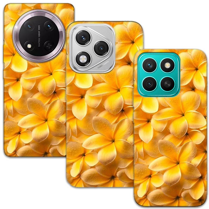 Калъфче за Honor - Жълти цветя