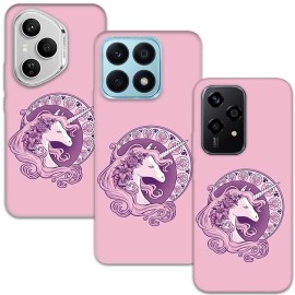 Калъфче за Honor - Розов еднорог