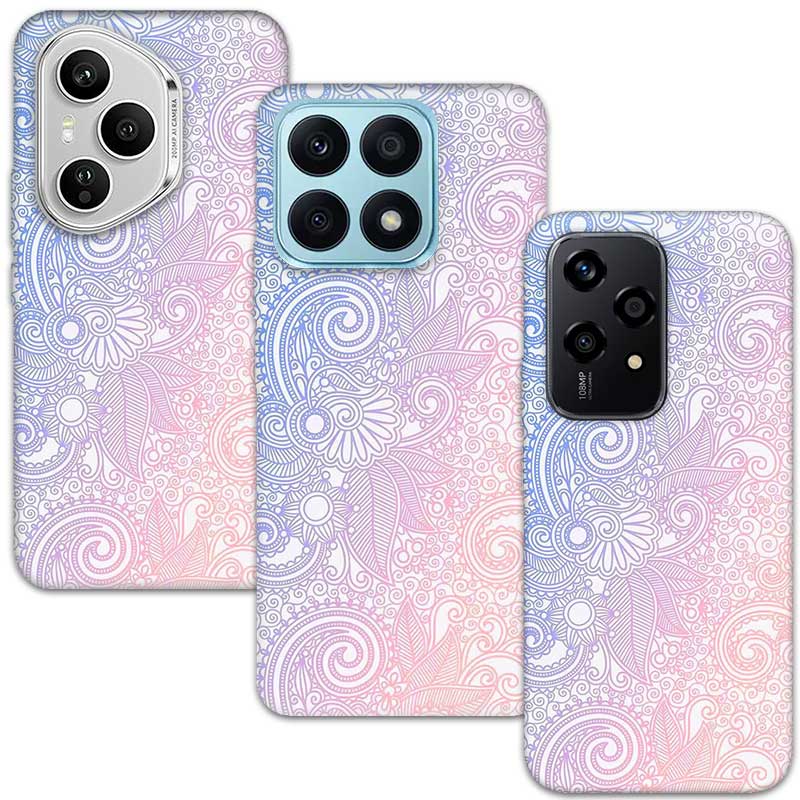 Калъфче за Honor - Розови орнаменти