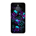 Honor Magic 8 lite кейс - Neon Cyber Dices