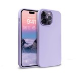 Лилав силиконов кейс за iPhone 15 Pro Max