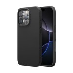 Черен силиконов кейс за iPhone 16 Pro Max