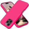 Цикламен силиконов кейс за iPhone 16 Pro Max