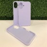 iPhone 16 бебешко лилав калъф