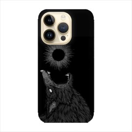 Кейс за iPhone 405 черен вълк