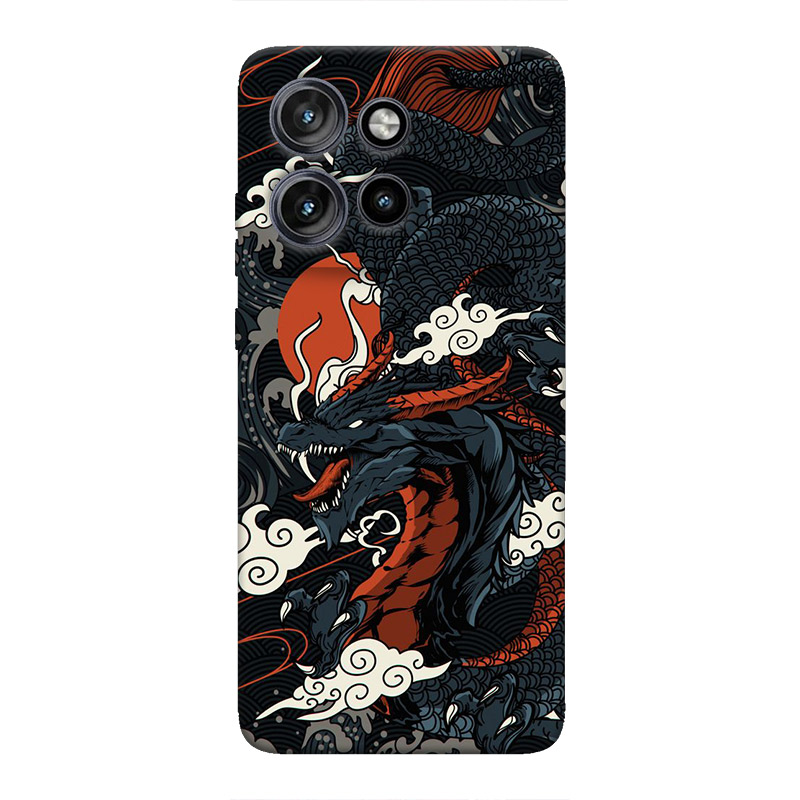 Moto Edge 60 Neo кейс - Драконът на Червеното Слънце