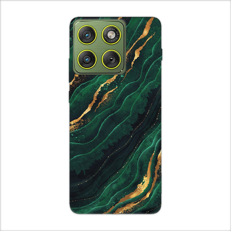 Moto Edge 70 кейс - Emerald Marble
