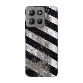 Moto G15 калъф Black & White