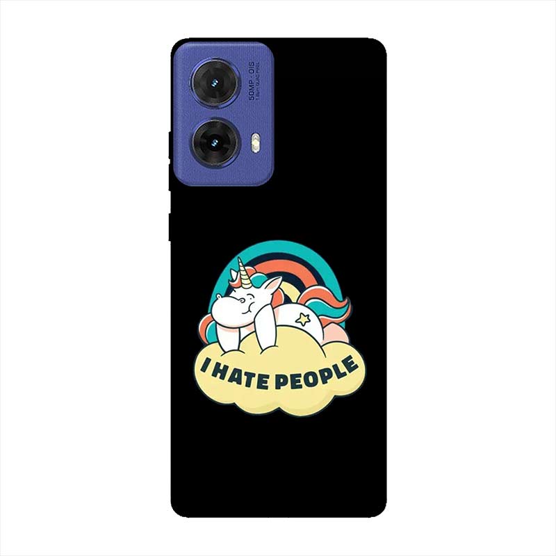 Moto G85 кейс Hate People