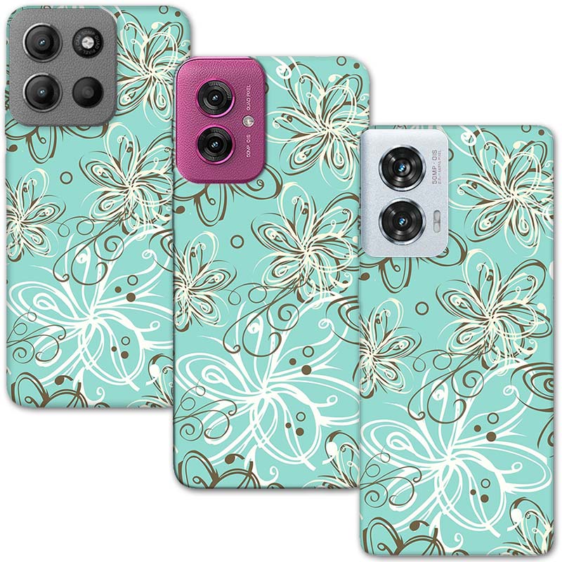 Кейс за Motorola 524 Cool Flowers