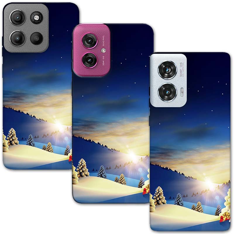 Кейс за Motorola 595 Коледен пейзаж