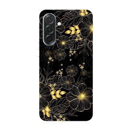 Samsung A36 кейс Златни цветя