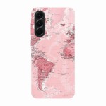 Samsung A56 калъф Розова карта