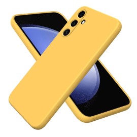 Жълт силиконов калъф за Samsung A56