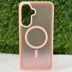 Розов Magsafe кейс за Samsung A56