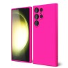 Цикламен силиконов калъф за Samsung S25 Ultra