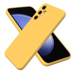 Жълт силиконов калъф за Samsung S25