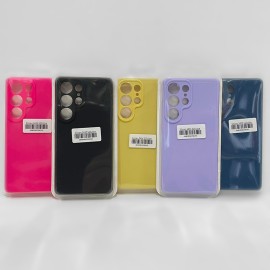 Жълт силиконов калъф за Samsung S25 Ultra