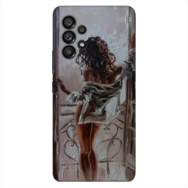 Калъфче за Samsung 55  жена с риза