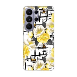 Samsung S26 Ultra кейс - Golden Blossom Bees