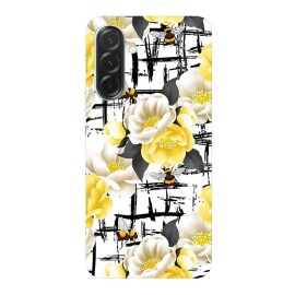 Samsung A37 калъф - Golden Blossom Bees
