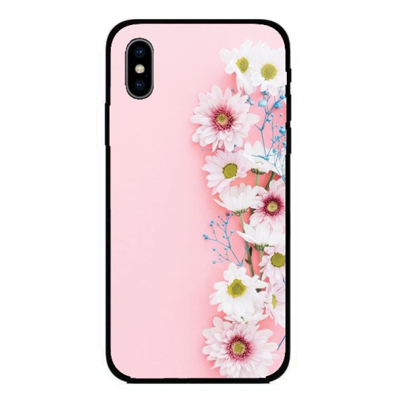 Калъфче за Motorola 223 розов със цветя