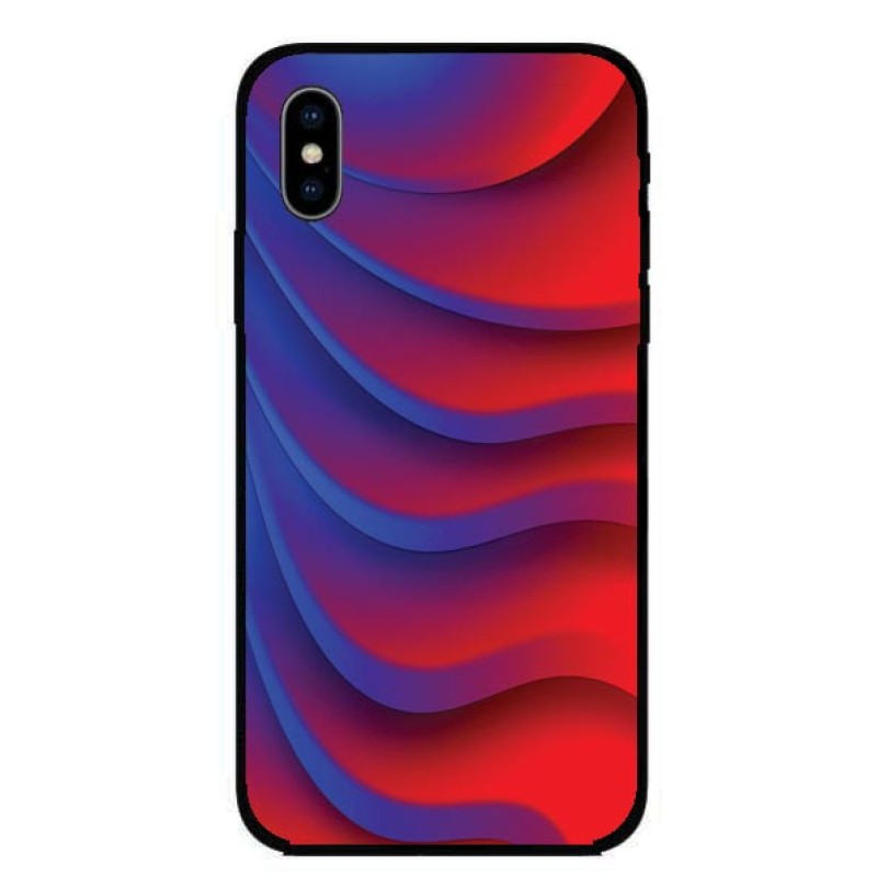 Кейс за Motorola 316 червено сини ленти