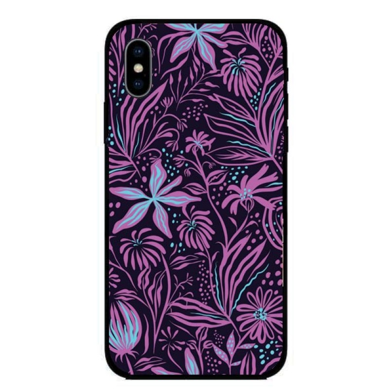 Кейс за Motorola 347 лилави цветя