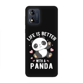 Motorola Moto E13 калъф Better With Panda