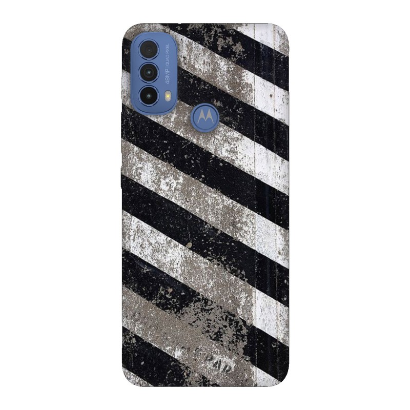 Motorola Moto E30 кейс Черно и бяло
