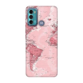 Motorola Moto G60 кейс Розова карта