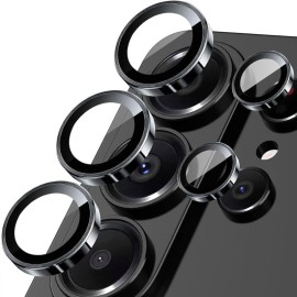 Комплект стъклени рингове за камера за Samsung - Черен
